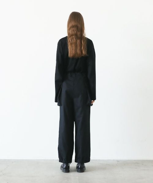 VU.ヴウ.flight pants-FINX COTTON vu-a23-p08[BLACK]