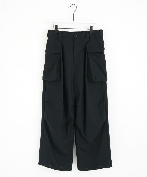 VU.ヴウ.flight pants-FINX COTTON vu-a23-p08[BLACK]