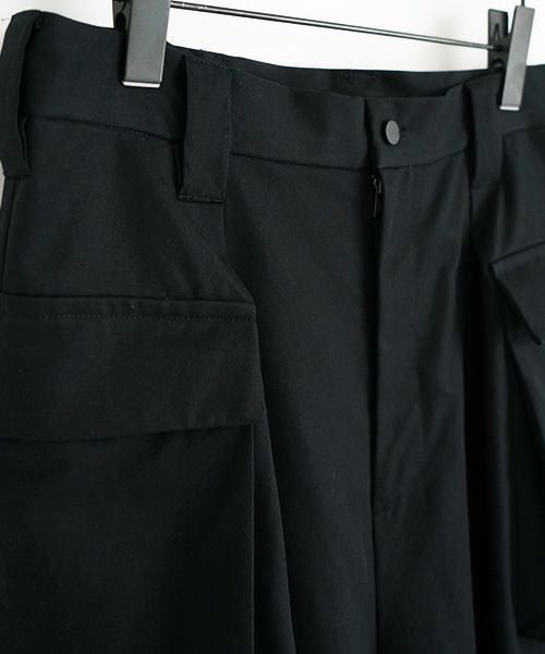 VU.ヴウ.flight pants-FINX COTTON vu-a23-p08[BLACK]