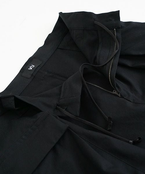 VU.ヴウ.flight pants-FINX COTTON vu-a23-p08[BLACK]