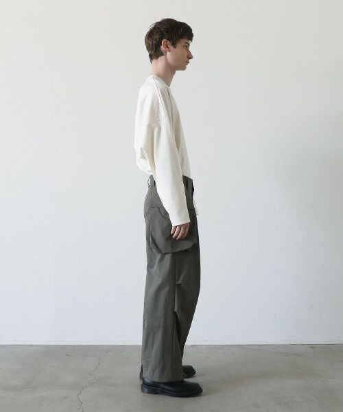 VU.ヴウ.flight pants-FINX COTTON vu-a23-p08[DARK KHAKI]