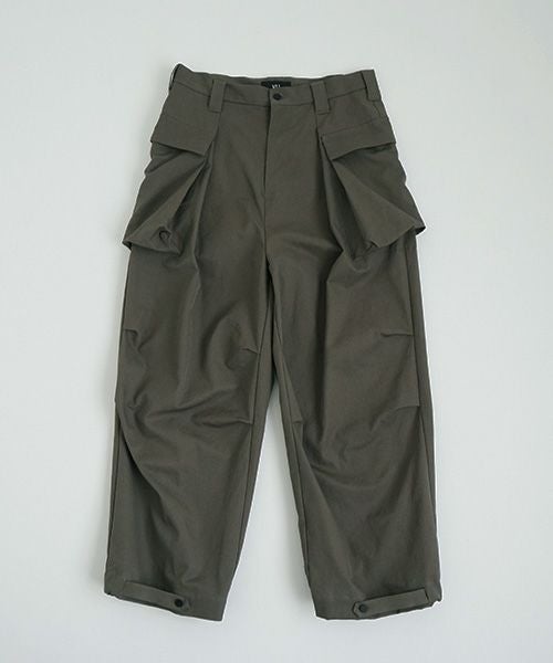 VU.ヴウ.flight pants-FINX COTTON vu-a23-p08[DARK KHAKI]