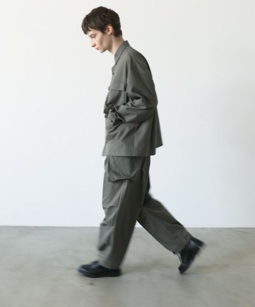 flight pants-FINX COTTON vu-a23-p08[DARK KHAKI]