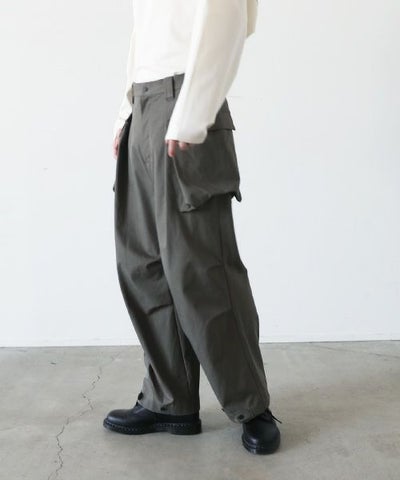 flight pants-FINX COTTON vu-a23-p08[DARK KHAKI]