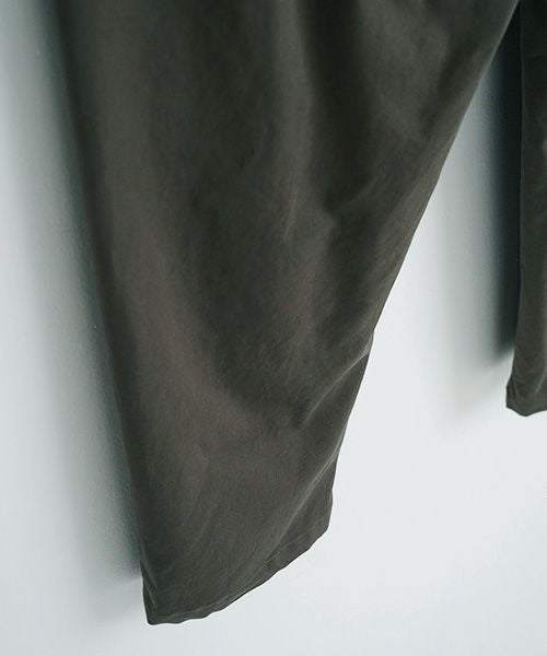 VU.ヴウ.tapered pants-FINX COTTON vu-a23-p10[DARK KHAKI]