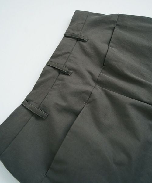 tapered pants-FINX COTTON vu-a23-p10[DARK KHAKI]
