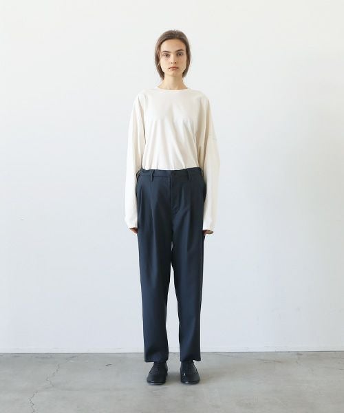 VU.ヴウ.narrow tapered pants vu-a23-p12[MOSS DARK GRAY]