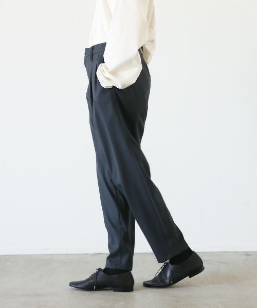 VU.ヴウ.narrow tapered pants vu-a23-p12[MOSS DARK GRAY]