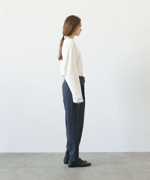 VU.ヴウ.narrow tapered pants vu-a23-p12[MOSS DARK GRAY]