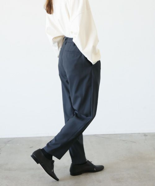 VU.ヴウ.narrow tapered pants vu-a23-p12[MOSS DARK GRAY]