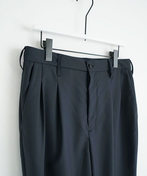 VU.ヴウ.narrow tapered pants vu-a23-p12[MOSS DARK GRAY]