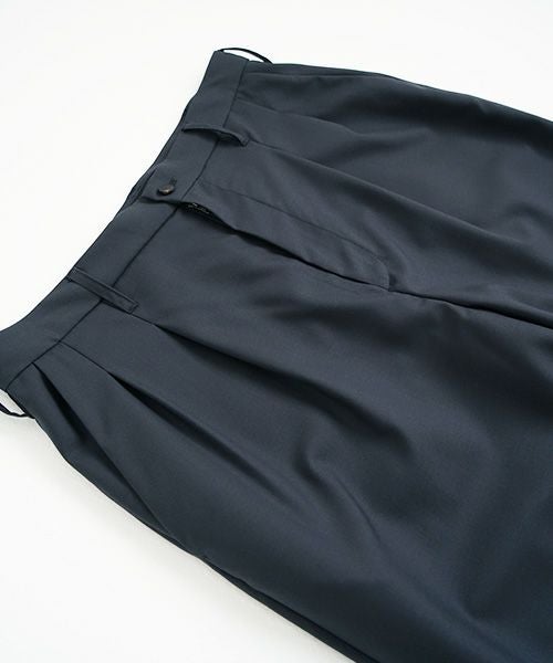 VU.ヴウ.narrow tapered pants vu-a23-p12[MOSS DARK GRAY]
