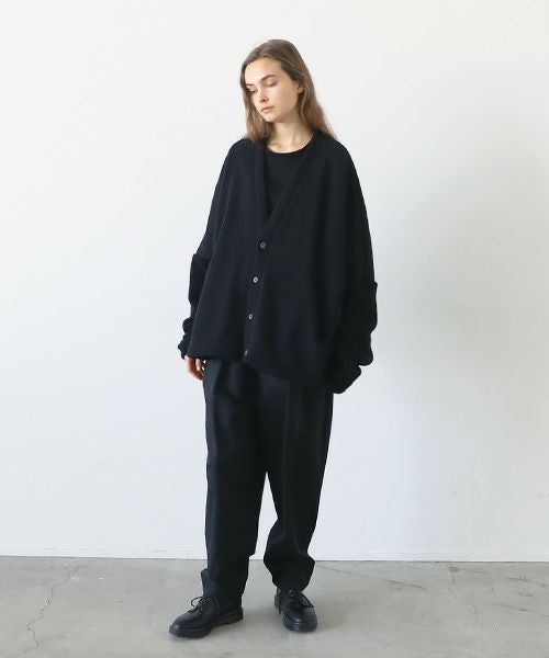 narrow tapered pants vu-a23-p12[BLACK]