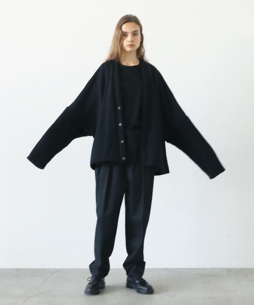 narrow tapered pants vu-a23-p12[BLACK]