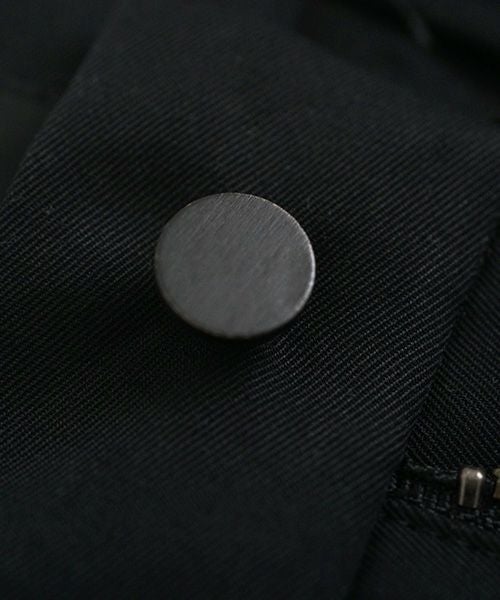 VU.ヴウ.knee wide pants-FINX COTTON vu-a23-p13[BLACK]