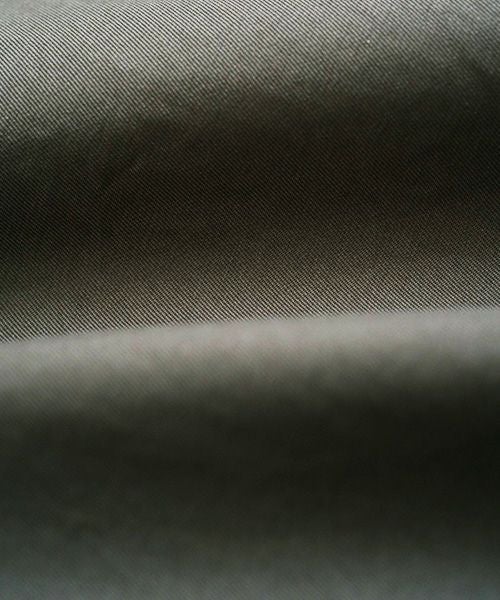 knee wide pants-FINX COTTON vu-a23-p13[DARK KHAKI]