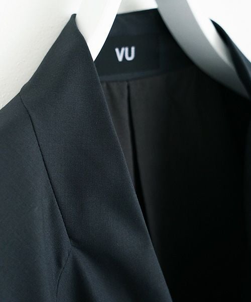 VU.ヴウ.no collar jacket vu-a23-j15[MOSS DARK GRAY]