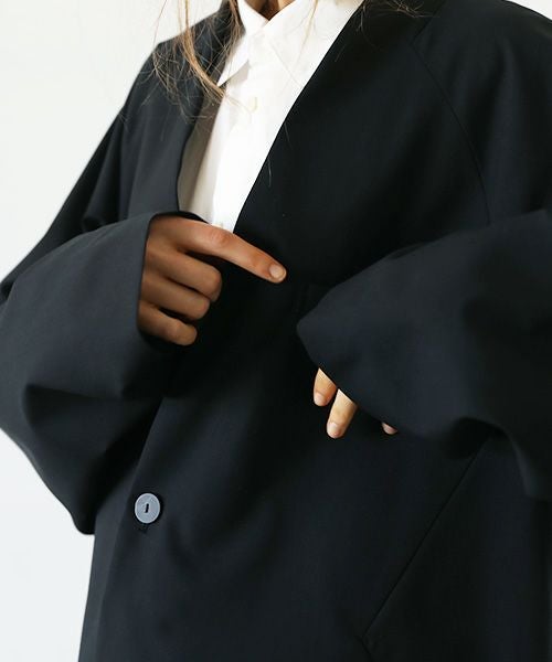 VU.ヴウ.no collar jacket vu-a23-j15[BLACK]