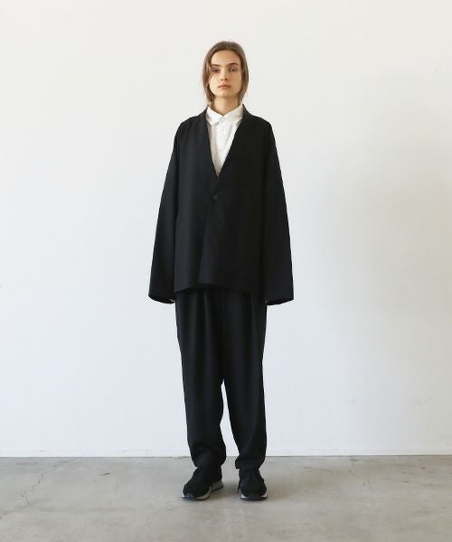 VU.ヴウ.no collar jacket vu-a23-j15[BLACK]