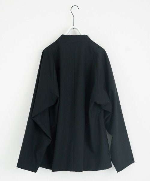 no collar jacket vu-a23-j15[BLACK]