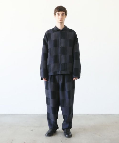 VU.ヴウ.check shirt collar bluson vu-a23-b16[CHECK]