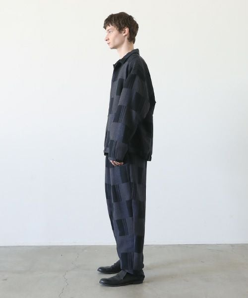 VU.ヴウ.check shirt collar bluson vu-a23-b16[CHECK]