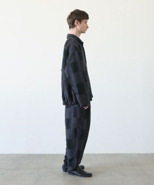 VU.ヴウ.check shirt collar bluson vu-a23-b16[CHECK]