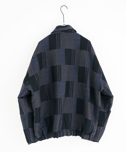 VU.ヴウ.check shirt collar bluson vu-a23-b16[CHECK]