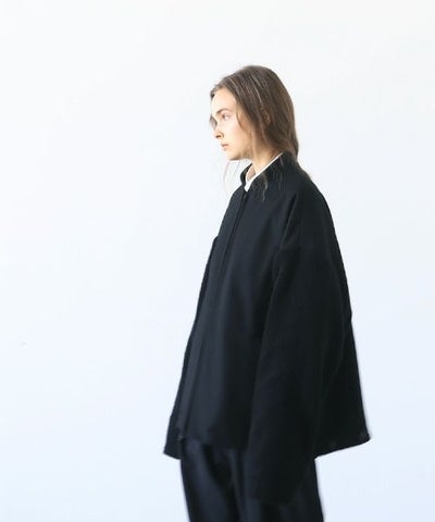 VU.ヴウ.stand collar bluson vu-a23-b18[BLACK]