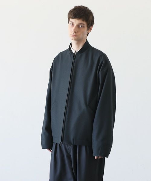 VU.ヴウ.stand collar bluson vu-a23-b18[MOSS DARK GRAY]