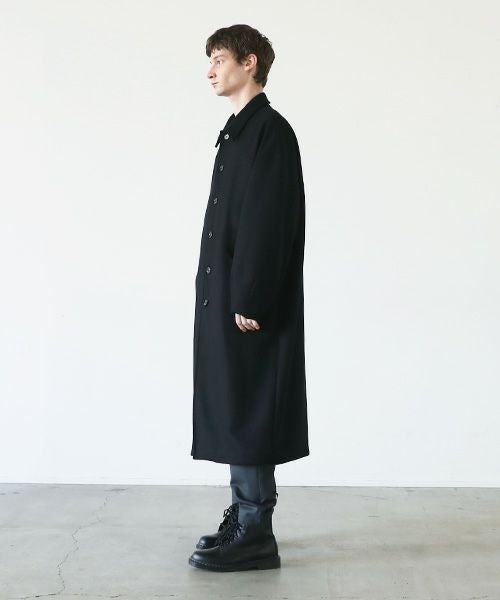 VU.ヴウ.long wide coat vu-a23-c20[BLACK]