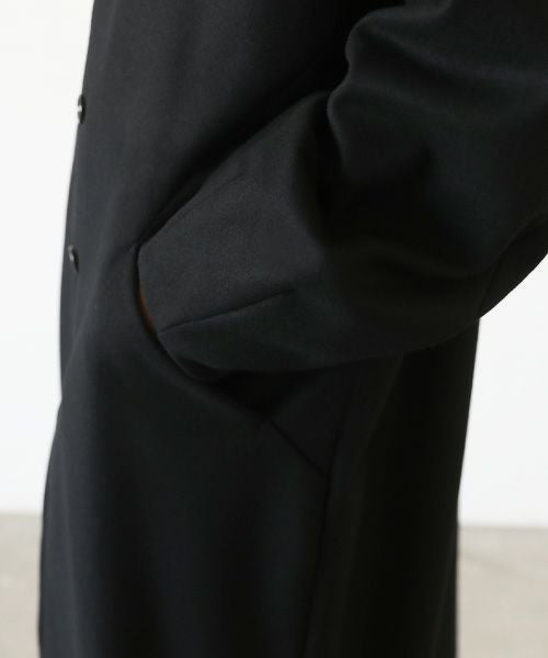 VU.ヴウ.long wide coat vu-a23-c20[BLACK]
