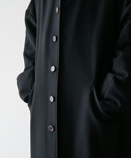 VU.ヴウ.long wide coat vu-a23-c20[BLACK]