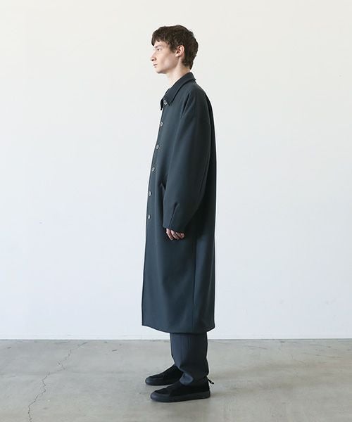 VU.ヴウ.long wide coat vu-a23-c20[MOSS DARK GRAY]