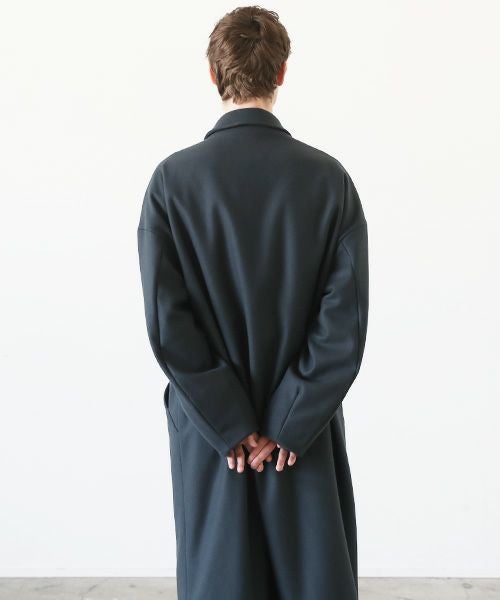 VU.ヴウ.long wide coat vu-a23-c20[MOSS DARK GRAY]