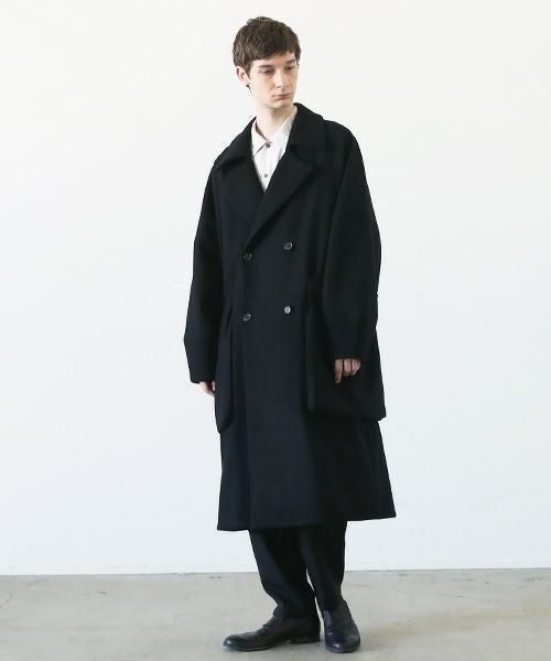 suzuki takayuki スズキタカユキ standing-collar coat [A233-04/tauni