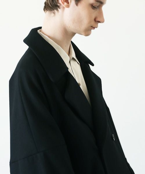 VU.ヴウ.shawl collar coat vu-a23-c21[BLACK]