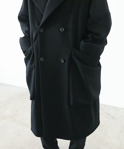 VU.ヴウ.shawl collar coat vu-a23-c21[BLACK]