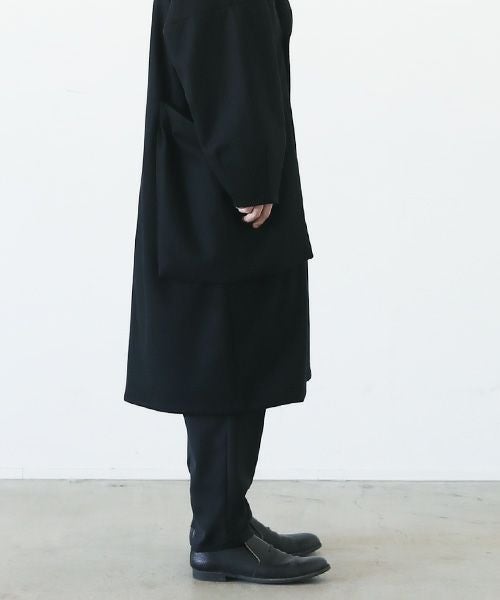 VU.ヴウ.shawl collar coat vu-a23-c21[BLACK]