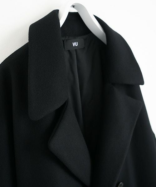 VU.ヴウ.shawl collar coat vu-a23-c21[BLACK]