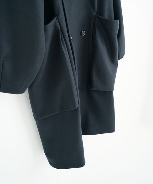 VU.ヴウ.shawl collar coat vu-a23-c21[MOSS DARK GRAY]
