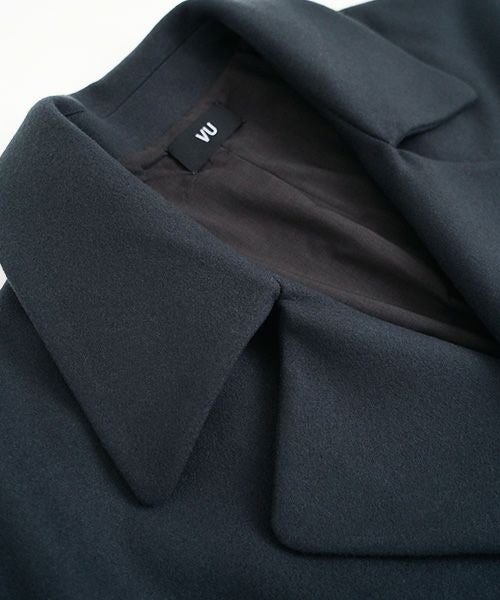 VU.ヴウ.shawl collar coat vu-a23-c21[MOSS DARK GRAY]