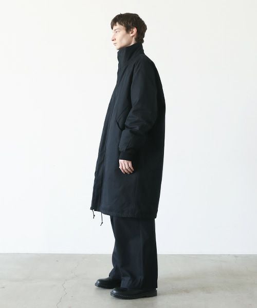 VU.ヴウ.flight coat-FINX COTTON vu-a23-b22[BLACK]