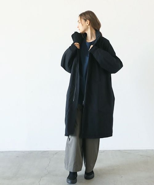 VU.ヴウ.flight coat-FINX COTTON vu-a23-b22[BLACK]