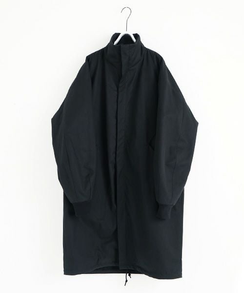 VU.ヴウ.flight coat-FINX COTTON vu-a23-b22[BLACK]