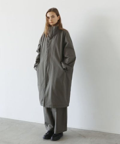 VU.ヴウ.flight coat-FINX COTTON vu-a23-b22[DARK KHAKI]