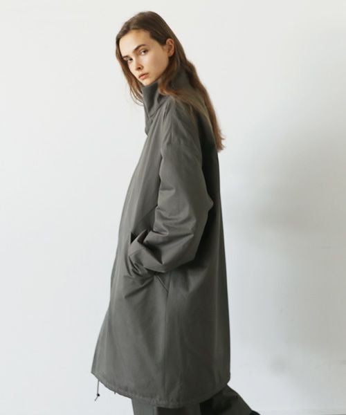 VU.ヴウ.flight coat-FINX COTTON vu-a23-b22[DARK KHAKI]