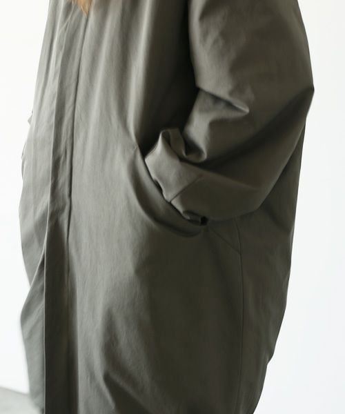 VU.ヴウ.flight coat-FINX COTTON vu-a23-b22[DARK KHAKI]