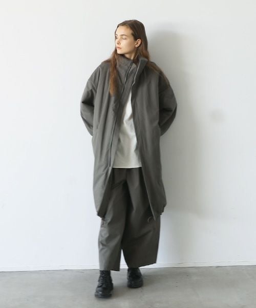 VU.ヴウ.flight coat-FINX COTTON vu-a23-b22[DARK KHAKI]
