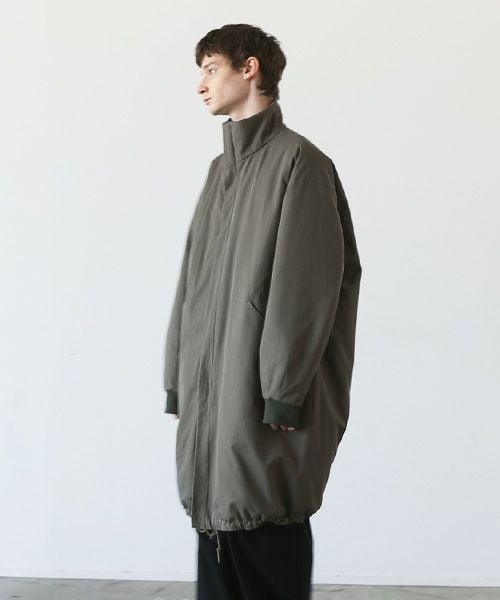 VU.ヴウ.flight coat-FINX COTTON vu-a23-b22[DARK KHAKI]